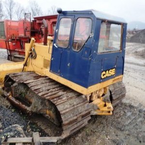 foto NEKOMUNIKUJE 14t dozer širokopás 60cm Case 1150 radlice 3m