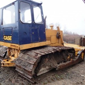 foto NEKOMUNIKUJE 14t dozer širokopás 60cm Case 1150 radlice 3m