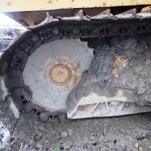 foto NEKOMUNIKUJE 14t dozer širokopás 60cm Case 1150 radlice 3m