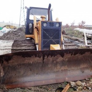 foto NEKOMUNIKUJE 14t dozer širokopás 60cm Case 1150 radlice 3m